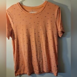Eddie Bauer Coral Patterned Tee
